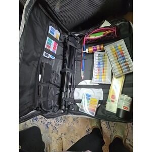 Artists Loft Easel Portfolio Art Set Watercolor Acrylic Paints Pastels